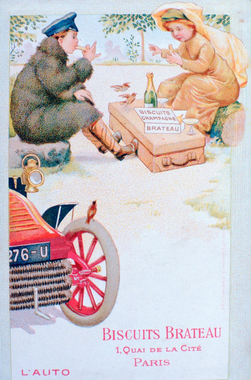 Pubblicità per Biscotti Brateau, c1900 da Unbekannt