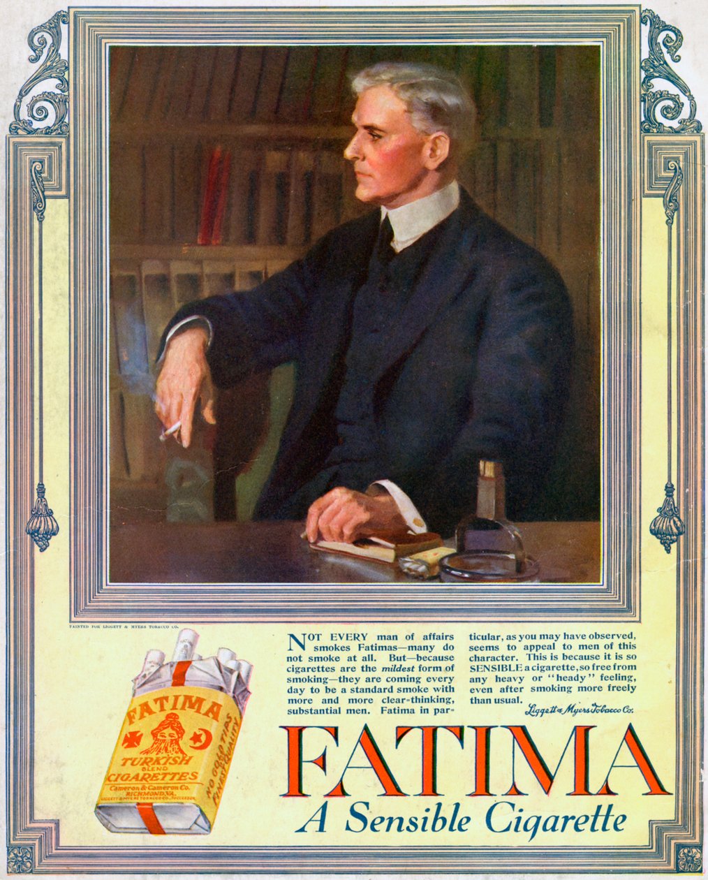 Pubblicità per le sigarette Fatima, 1916 da Unbekannt