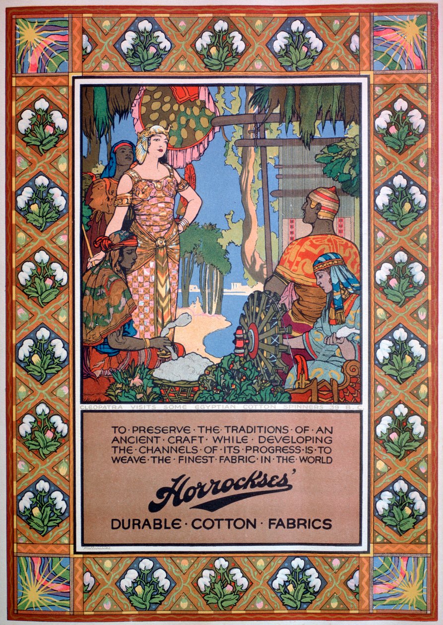 Pubblicità per tessuti Horrockses, 1920 da Unbekannt