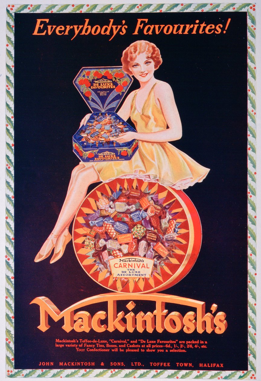 Pubblicità del toffee Mackintosh, 1932 da Unbekannt