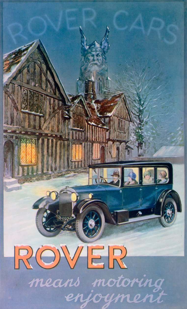 Pubblicità per Rover Cars, 1927 da Unbekannt