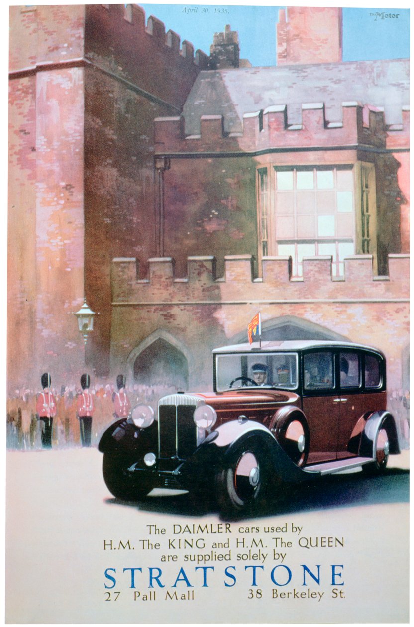 Pubblicità per i rivenditori di auto Stratstone, 1935 da Unbekannt