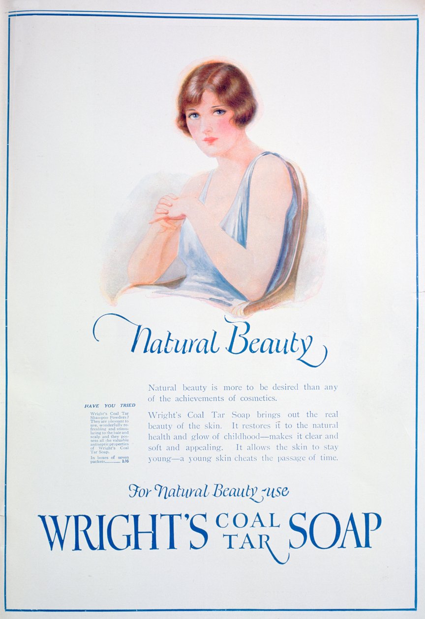 Pubblicità per Wrights Coal Tar Soap, 1925 da Unbekannt