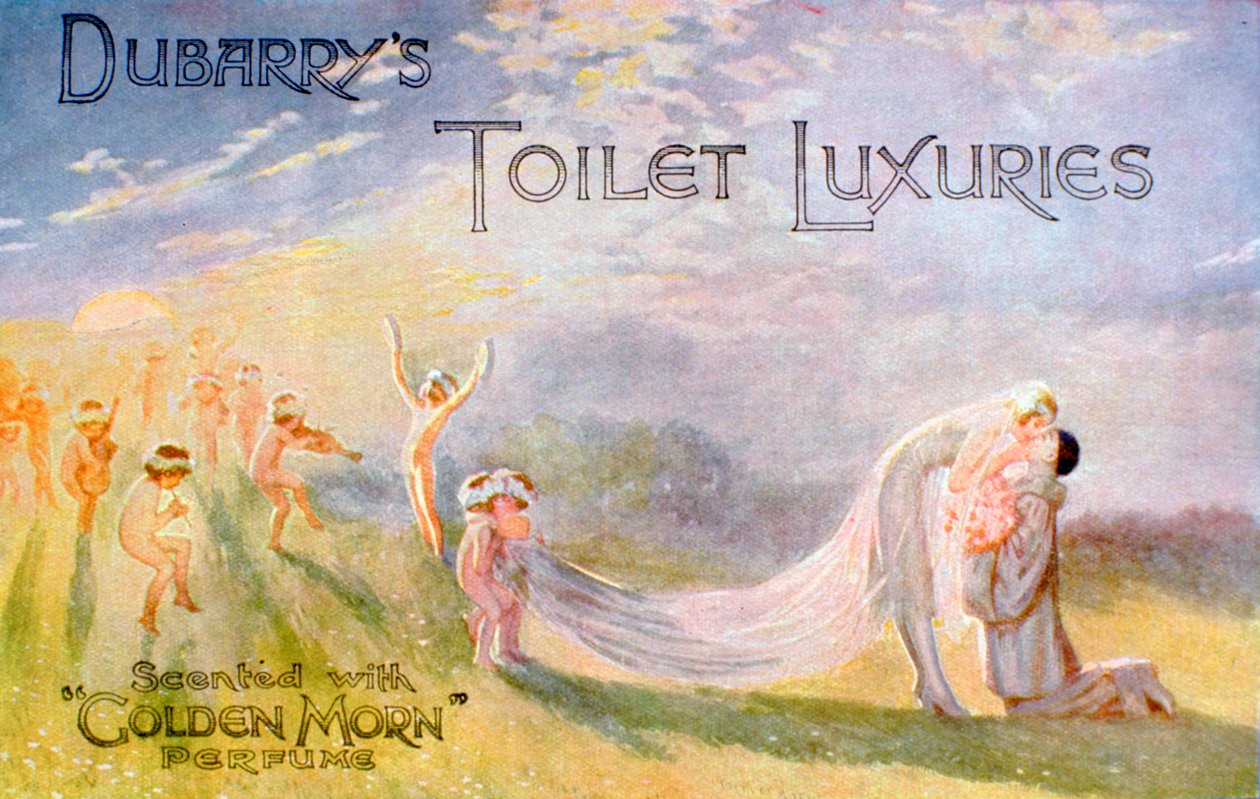 Pubblicità per i lussi da toilette di Dubarry, profumati con Golden Morn, 1922 da Unbekannt
