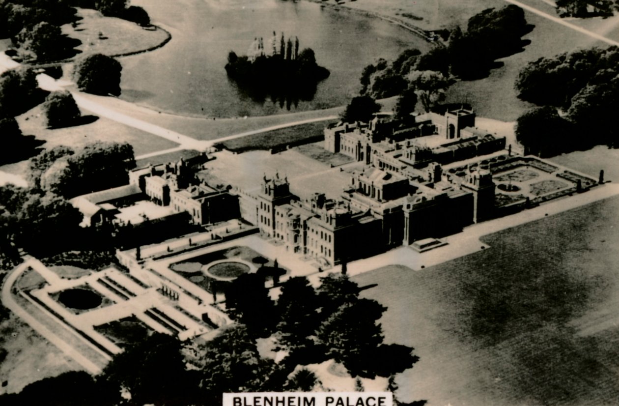 Vista aerea del Palazzo di Blenheim, 1939 da Unbekannt