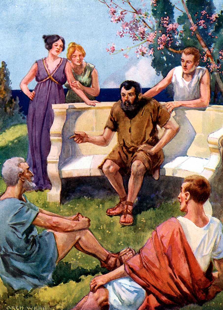 Esopo, favolista greco, c1900 da Unbekannt