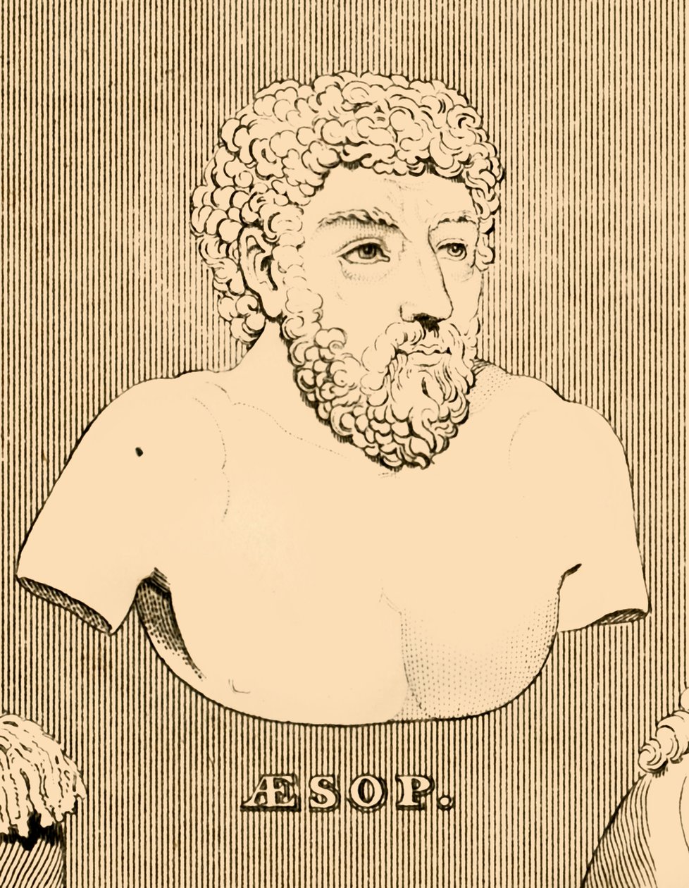 Esopo, c620-564 a.C., 1830 da Unbekannt