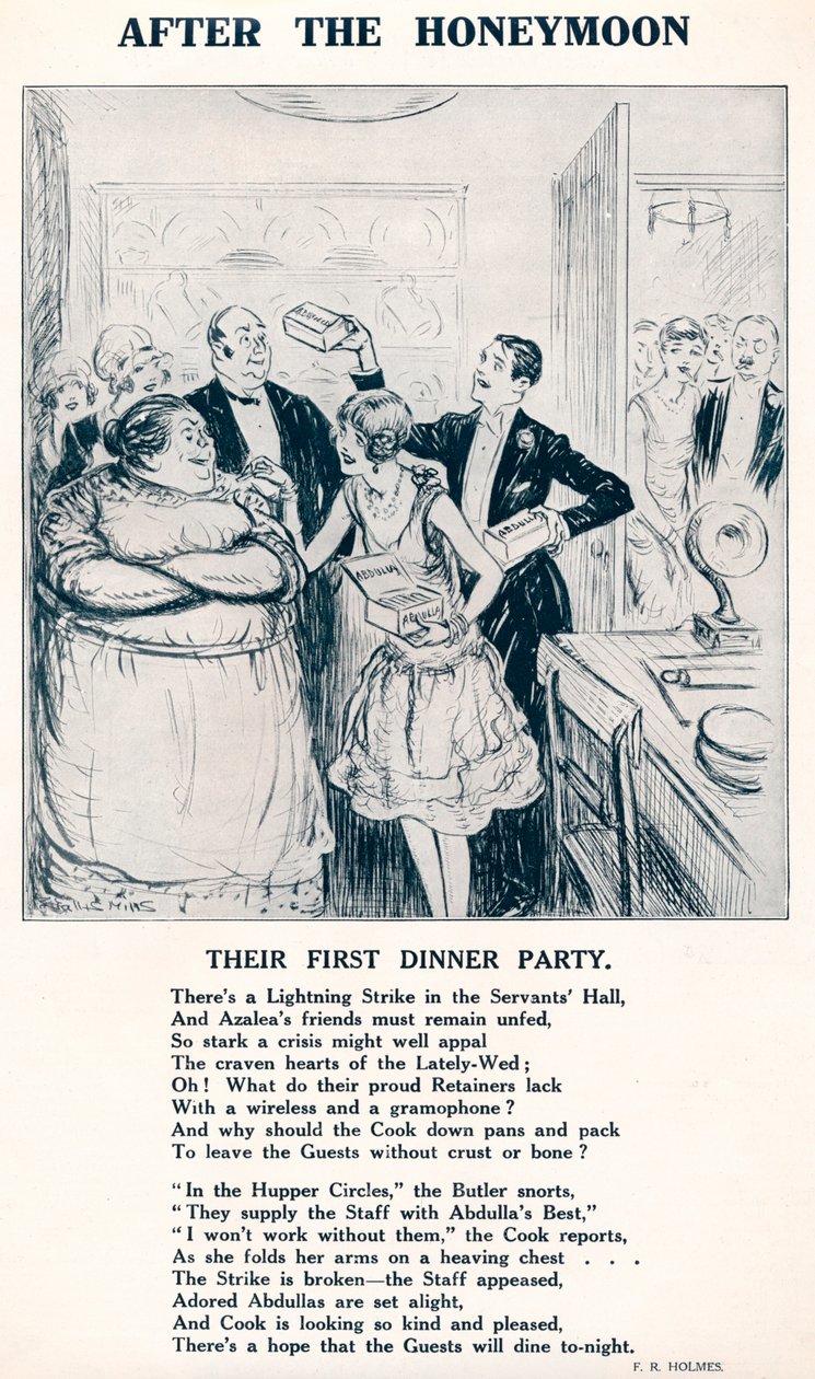 Dopo la luna di miele - La loro prima cena, 1927 da Unbekannt