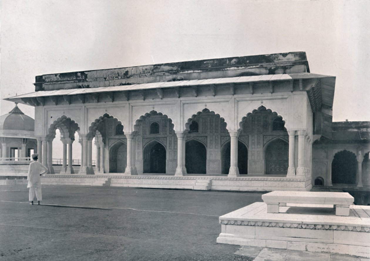 Agra. Il Dewan-i-Khas o Sala delle Udienze Pubbliche da Unbekannt