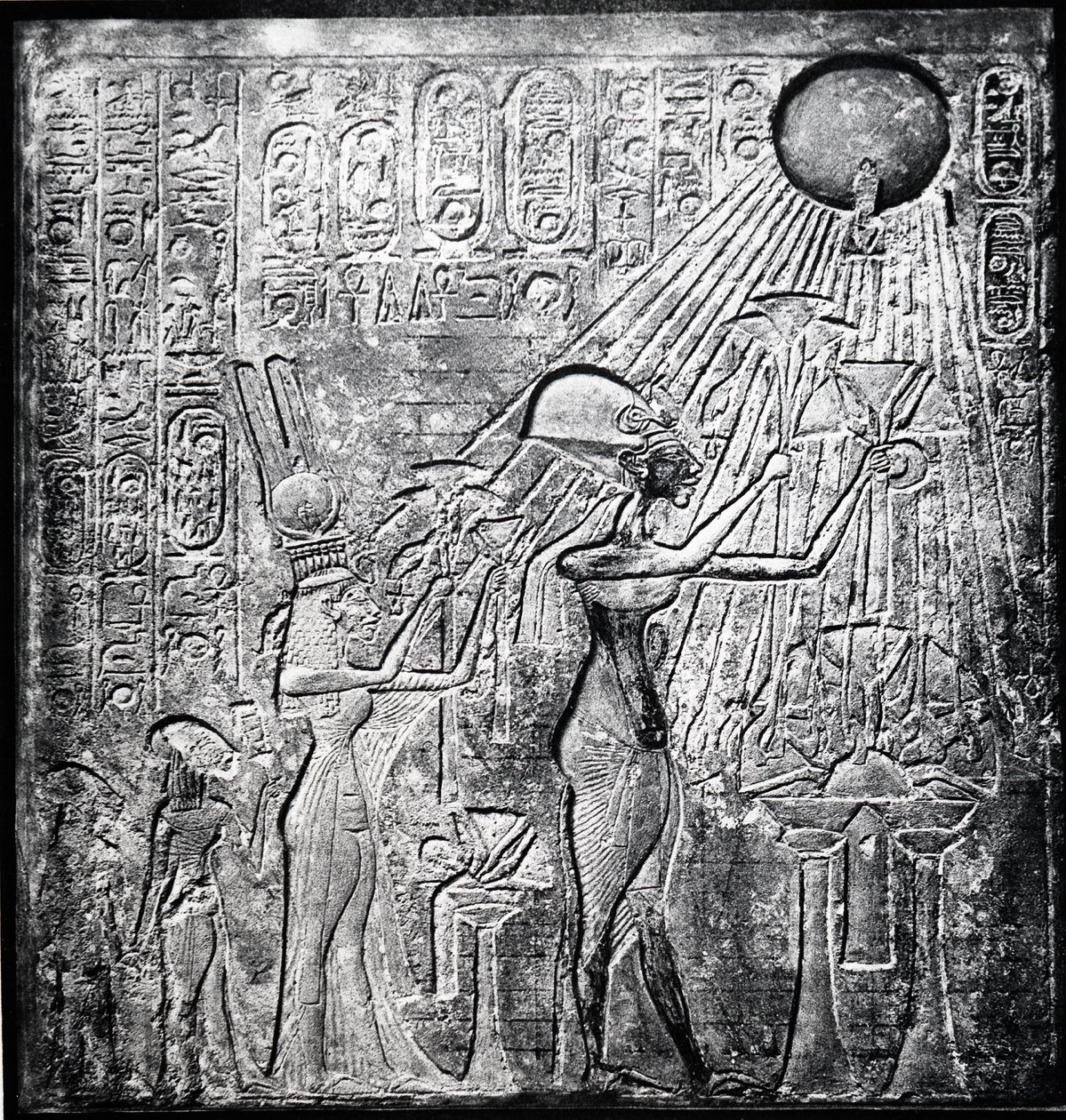 Akhenaton Amenhotep IV faraone eretico egiziano da Unbekannt