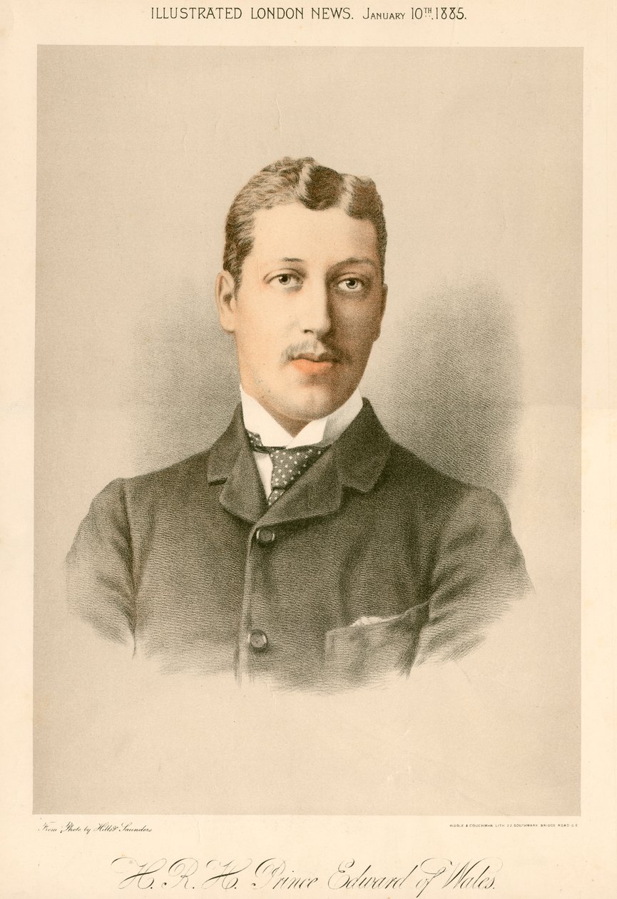 Albert Victor, Duca di Clarence, 1885 da Unbekannt