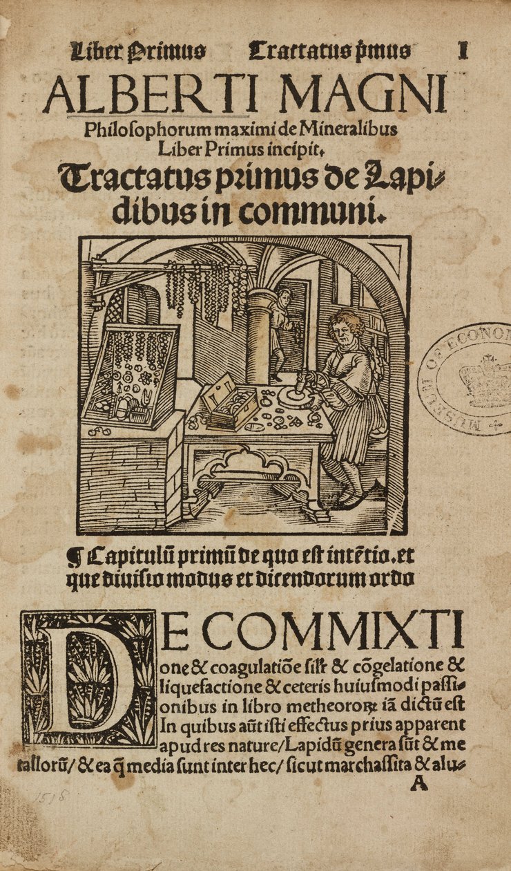 Alchimia e chimica antica, pagina del titolo di un