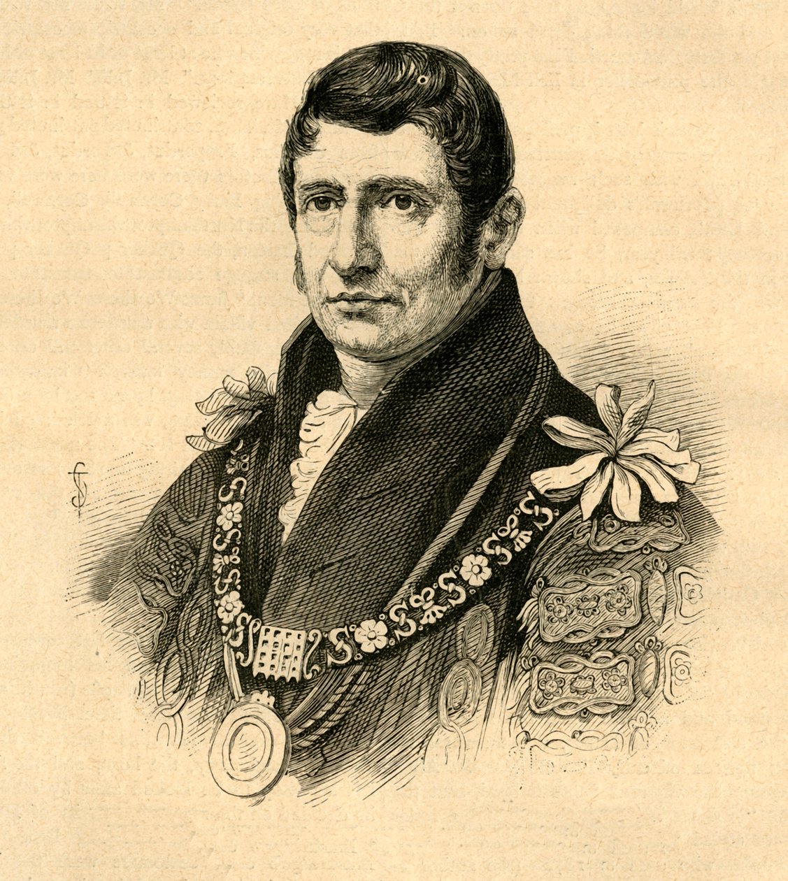 Alderman Waithman, da un Ritratto Autentico, 1897 da Unbekannt