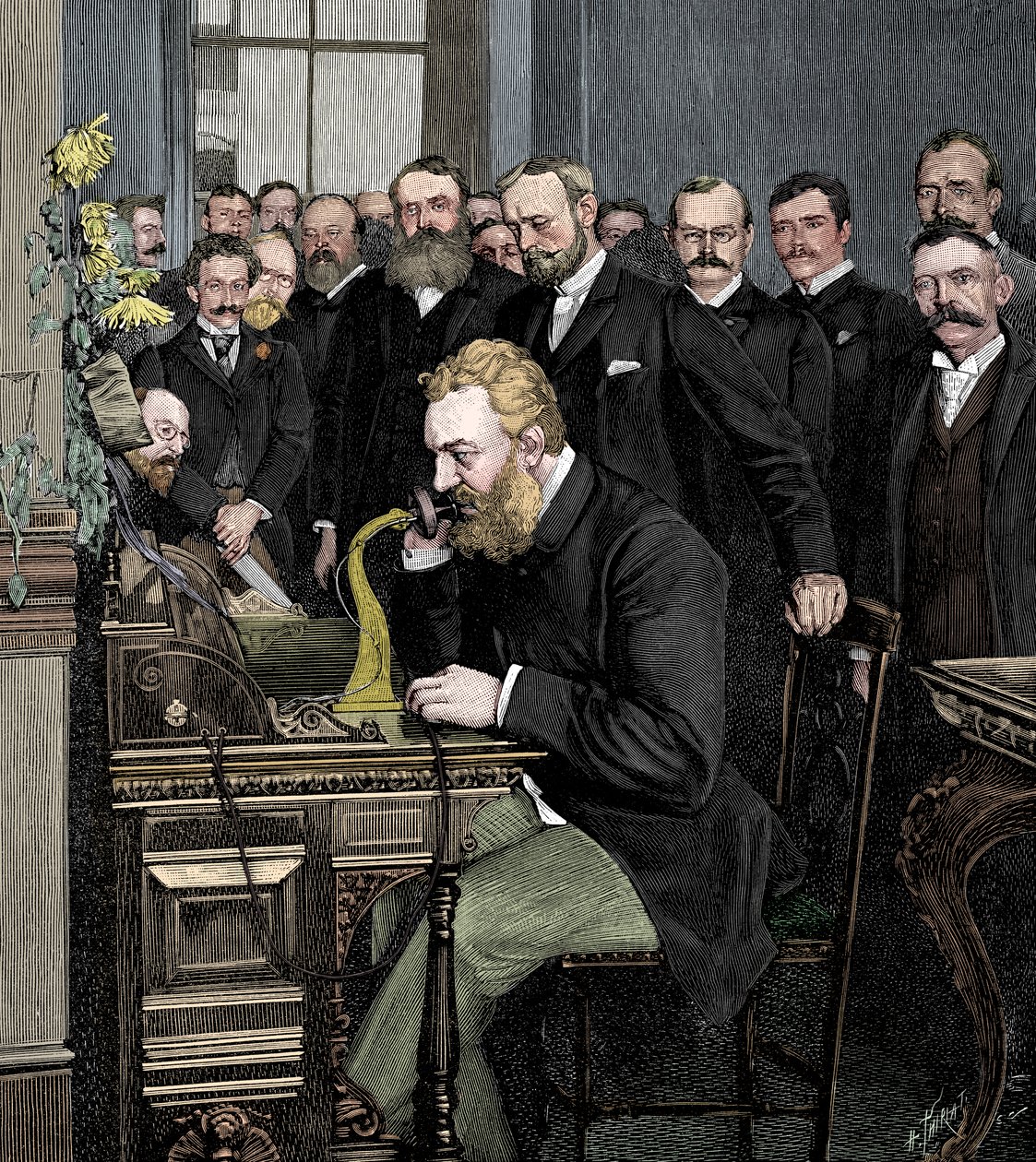 Alexander Graham Bell 1847-1922, inventore scozzese-americano da Unbekannt