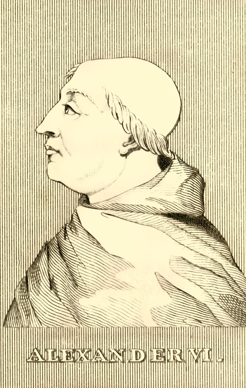 Alessandro VI, 1431-1503, 1830 da Unbekannt
