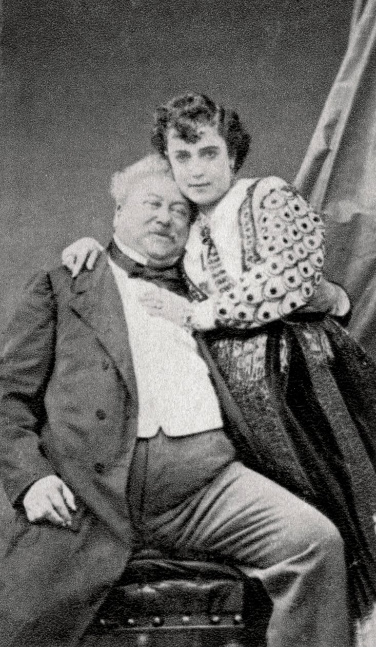 Alexandre Dumas, il Vecchio, romanziere e drammaturgo francese, c1865 da Unbekannt