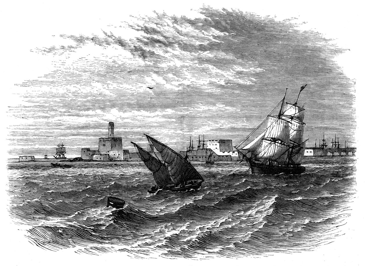 Alessandria dal mare, Egitto, c1890 da Unbekannt