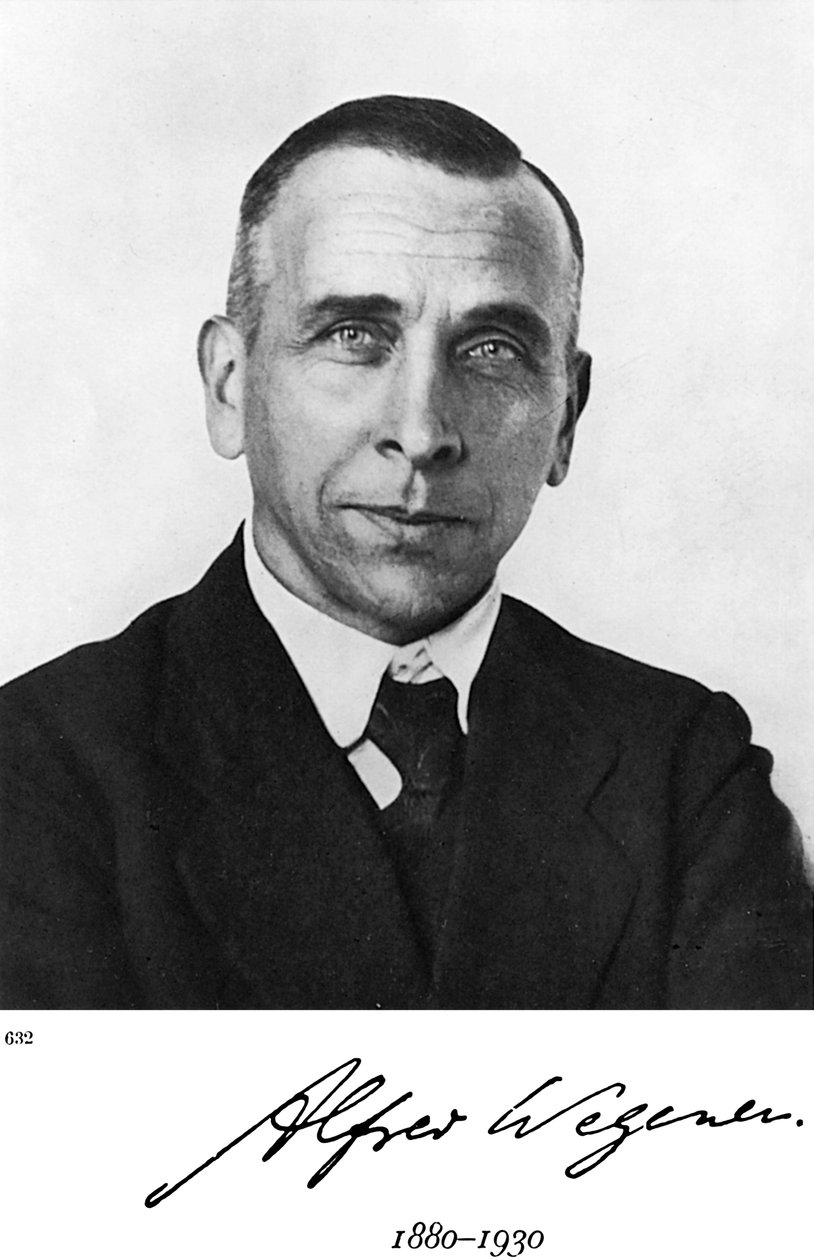Alfred Lothar Wegener, geofisico e meteorologo tedesco da Unbekannt