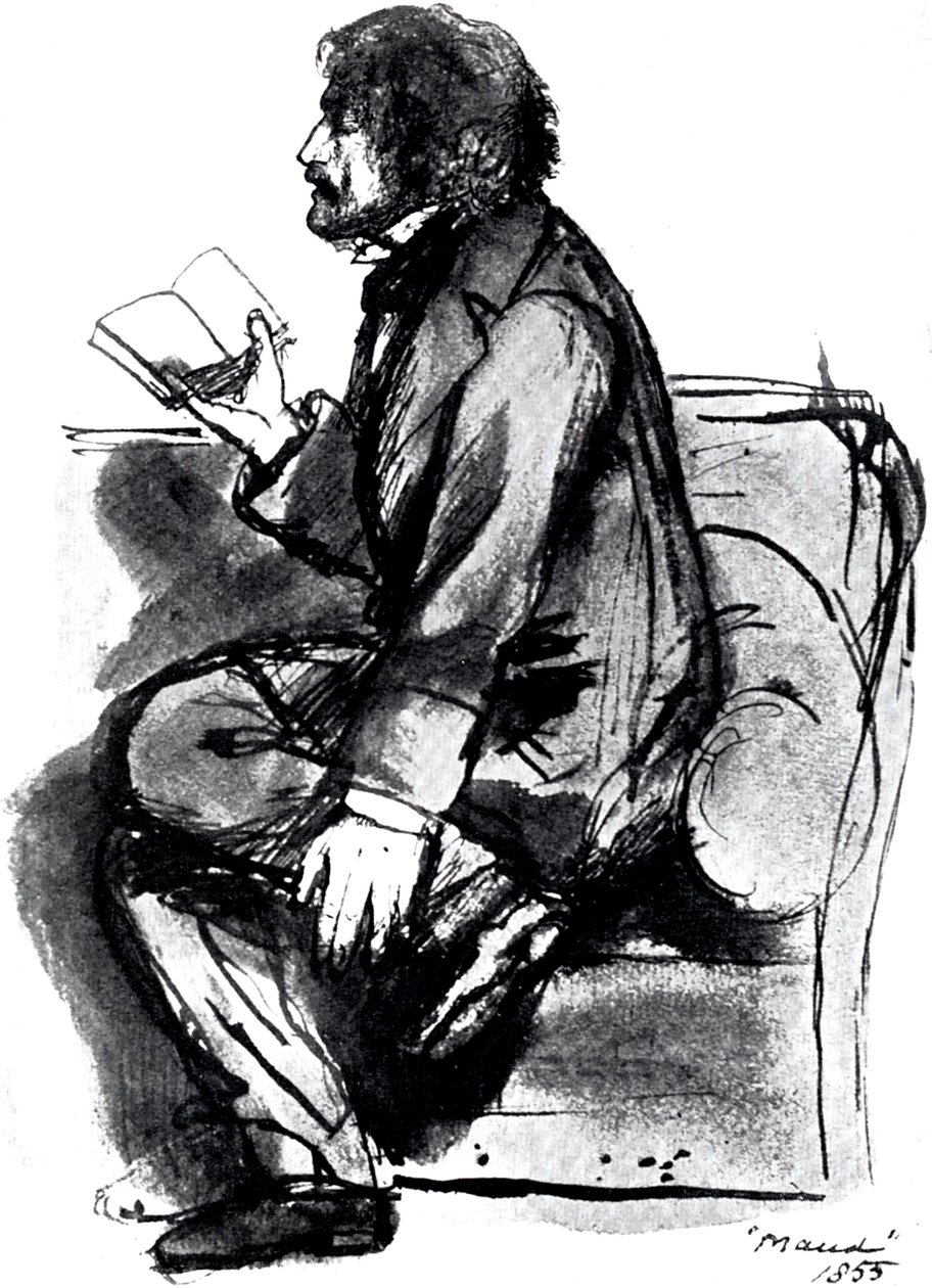Alfred Tennyson, primo barone Tennyson, poeta inglese da Unbekannt