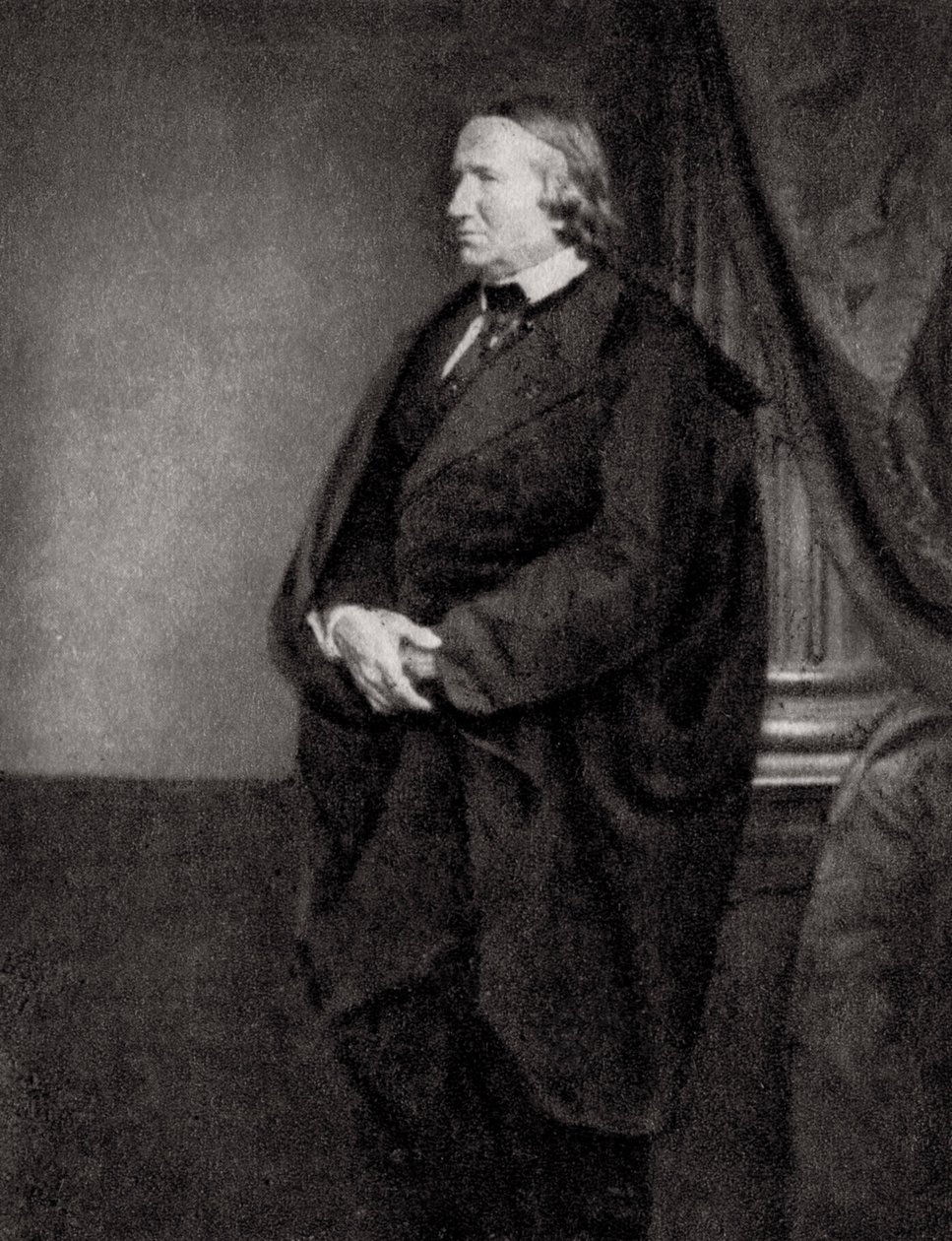 Alfred de Vigny, poeta, drammaturgo e romanziere francese, 1862 da Unbekannt