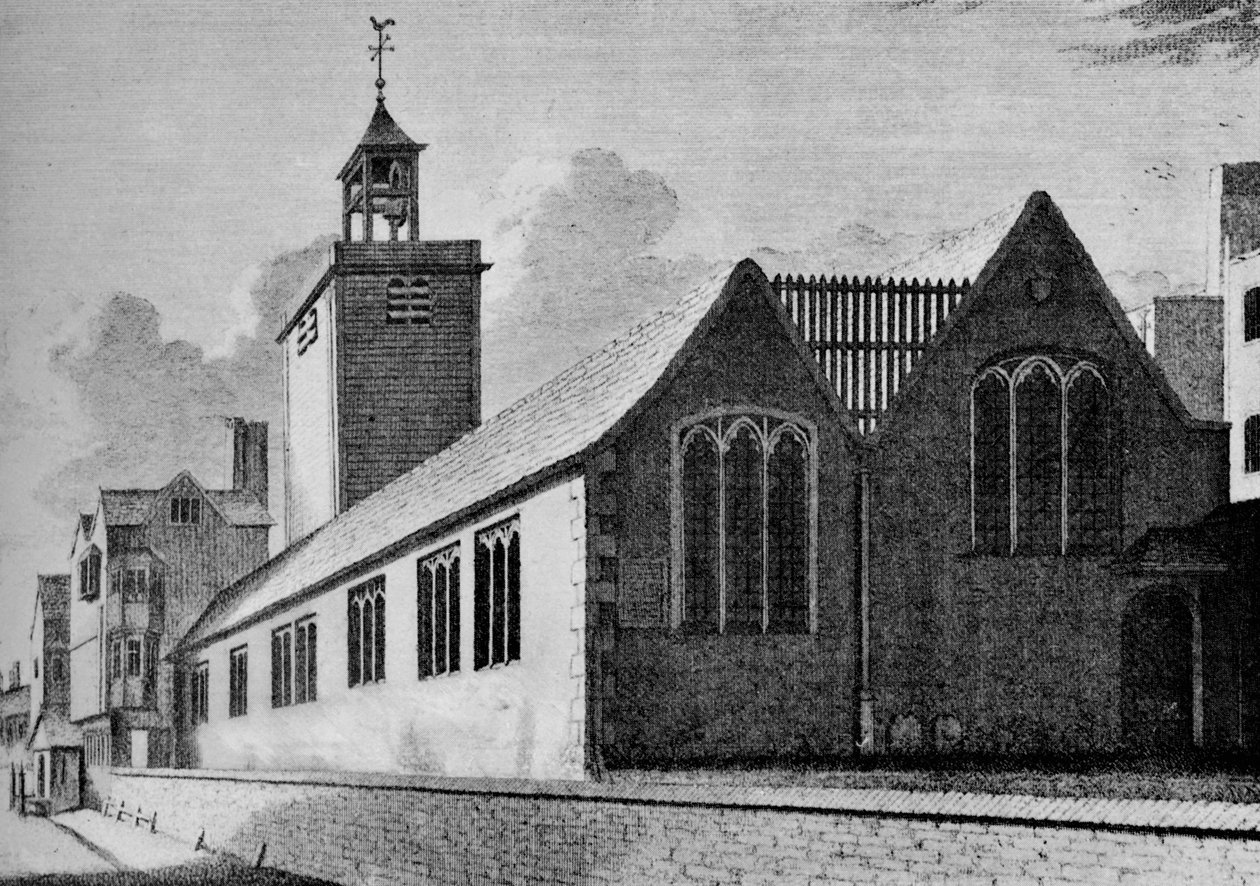 Chiesa di All Hallows, London Wall, Città di Londra da Unbekannt