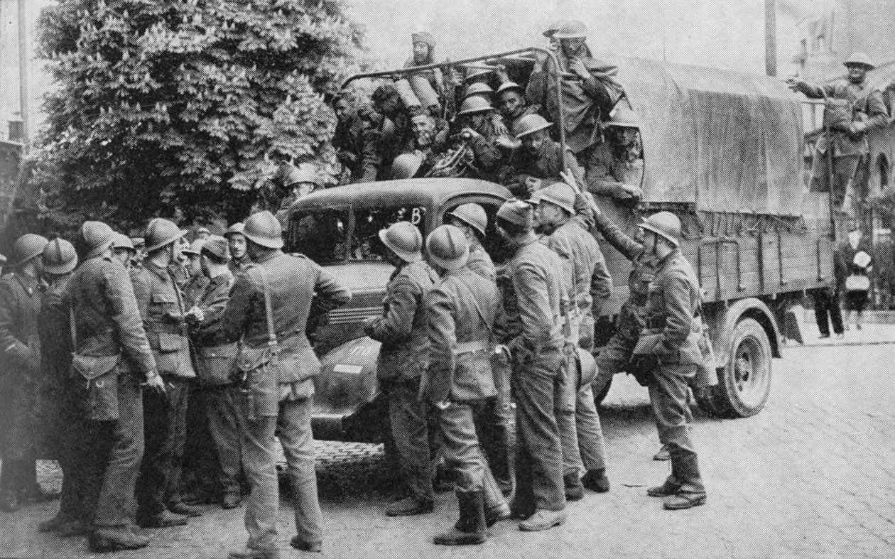 Gli alleati vanno in aiuto del Belgio, 1940 da Unbekannt