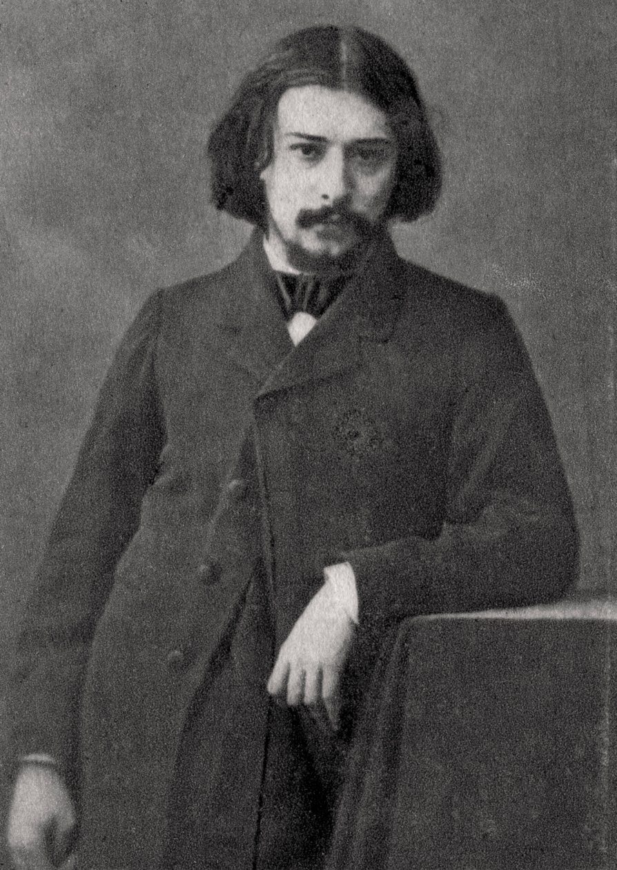 Alphonse Daudet, romanziere francese, 1869 da Unbekannt