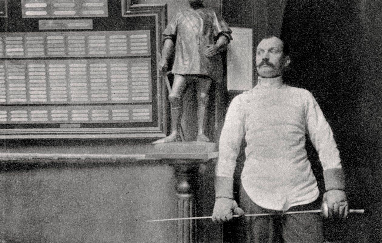 Alphonse Kirchoffer, schermidore francese, 1904 da Unbekannt