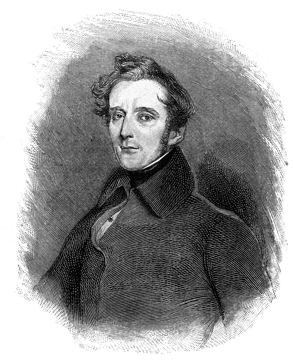 Alphonse de Lamartine, scrittore, poeta e politico francese, 1900 da Unbekannt