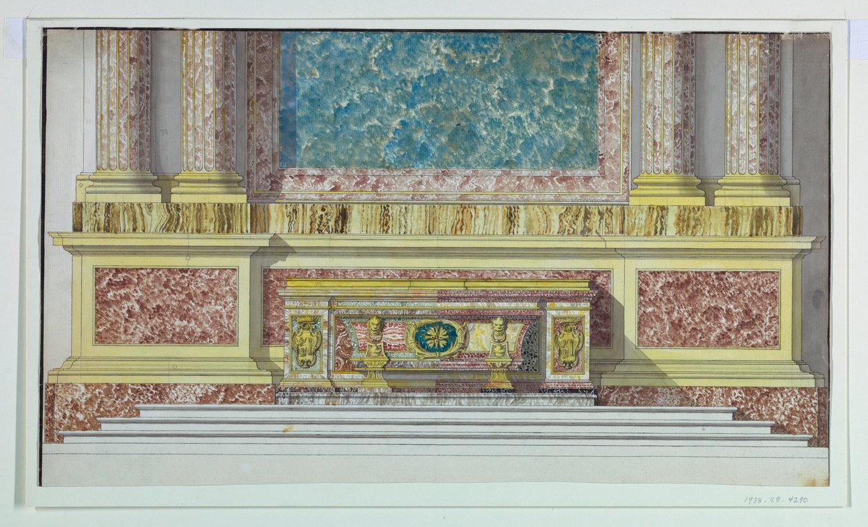 Altare Mensa per la Cappella Borghese, Santa Maria Maggiore, Roma da Unbekannt