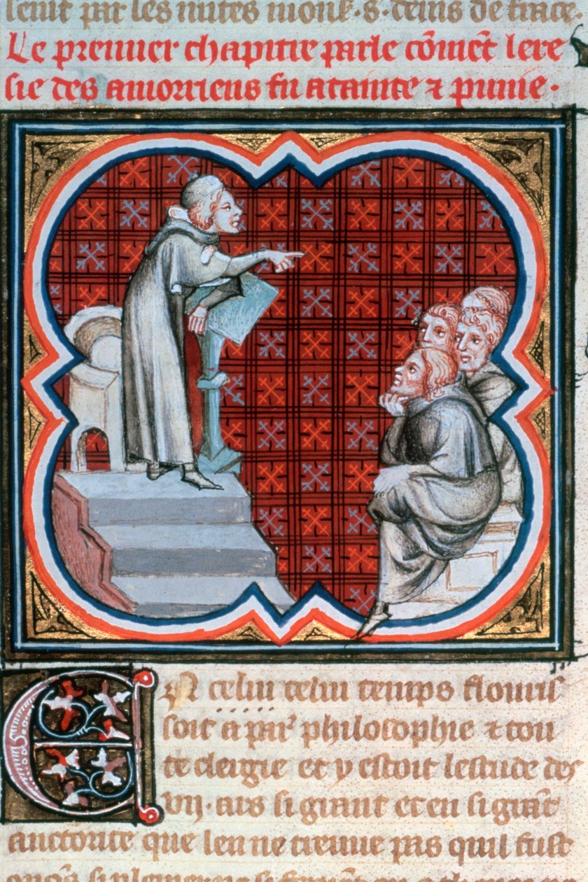 Amalrico di Bena che insegna, c1200, 1375-1379 da Unbekannt