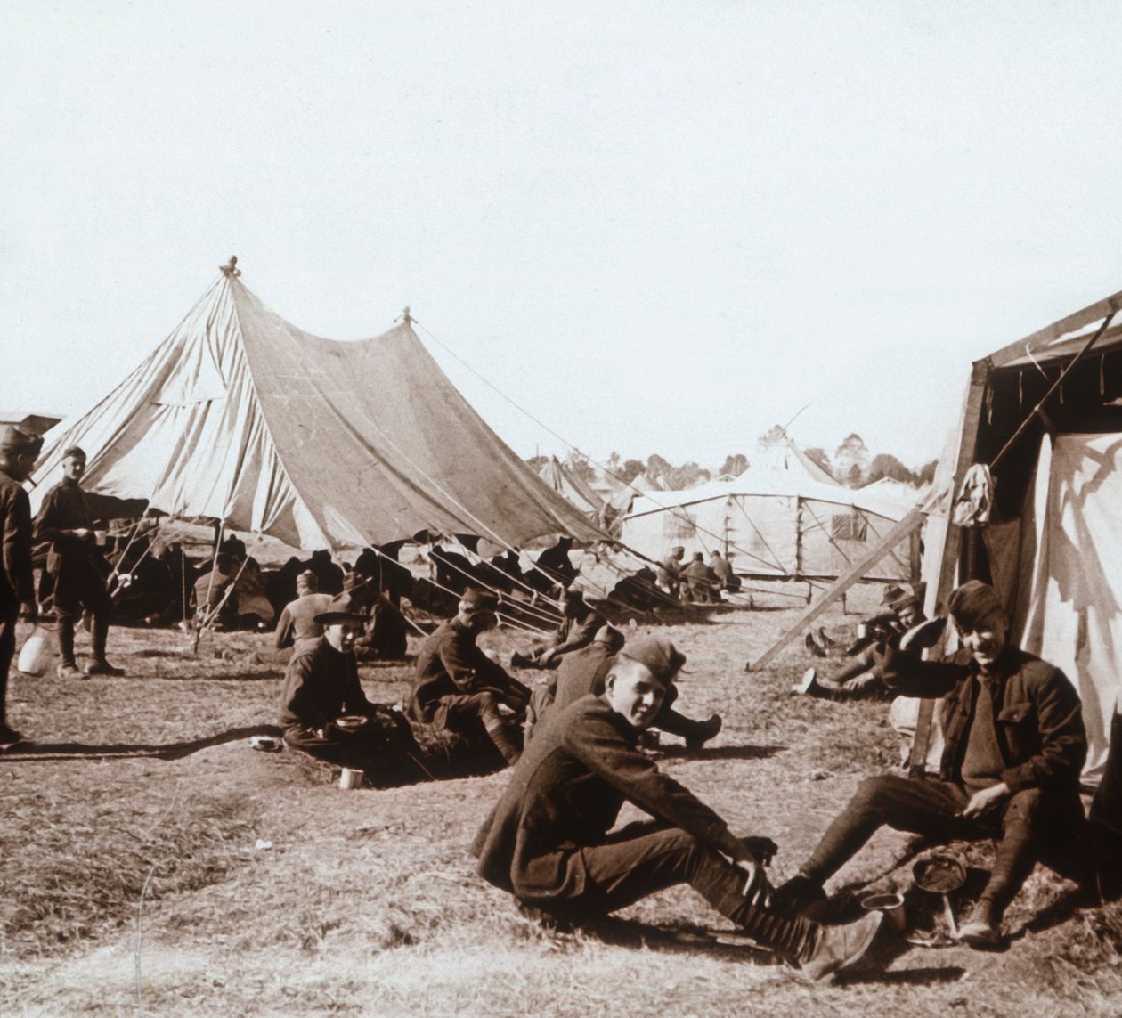 Campo americano, Melette, Francia, c1914-c1918 da Unbekannt
