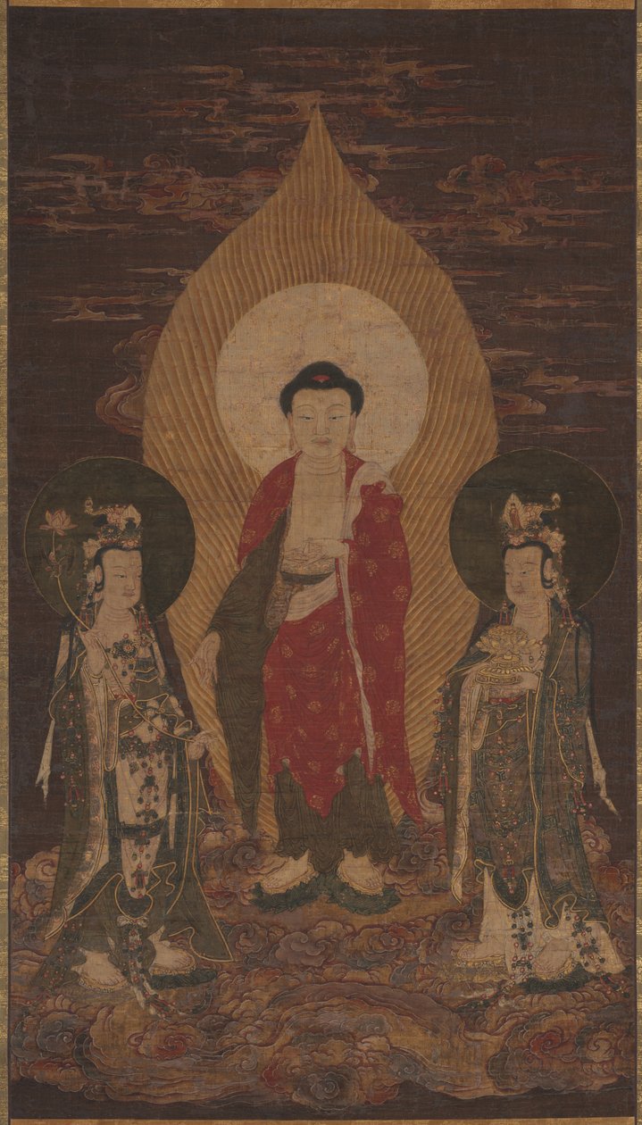 Triade di Amitabha, forse 1400 da Unbekannt