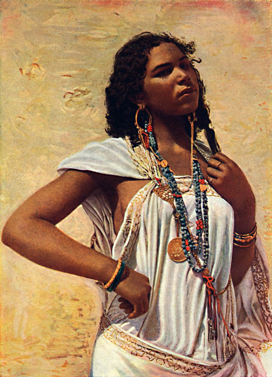 Una donna araba, 1912 da Unbekannt