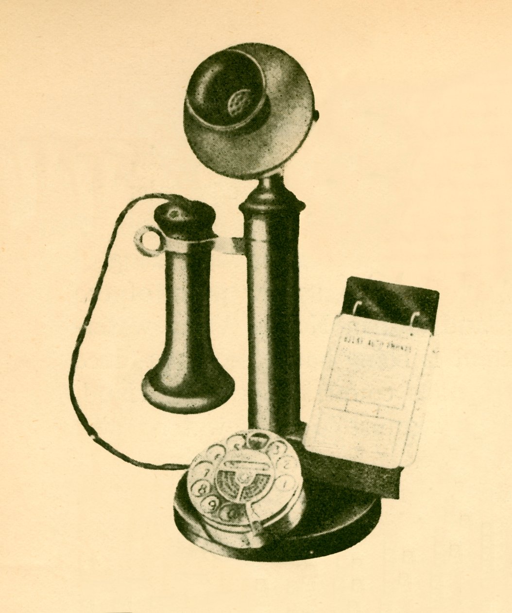 Un ricevitore telefonico automatico da Unbekannt