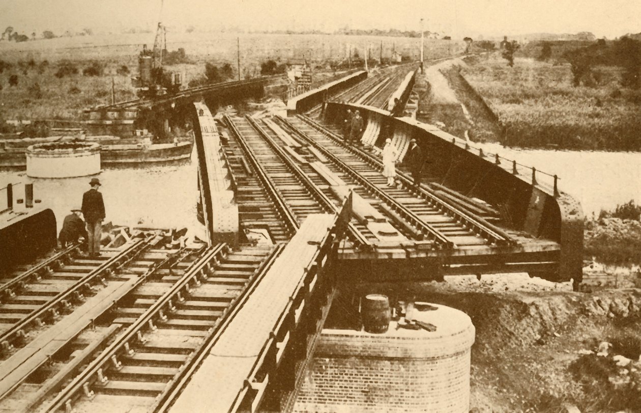 Un ponte girevole elettrico, a Beccles, vicino a Yarmouth London e North Eastern Railway da Unbekannt