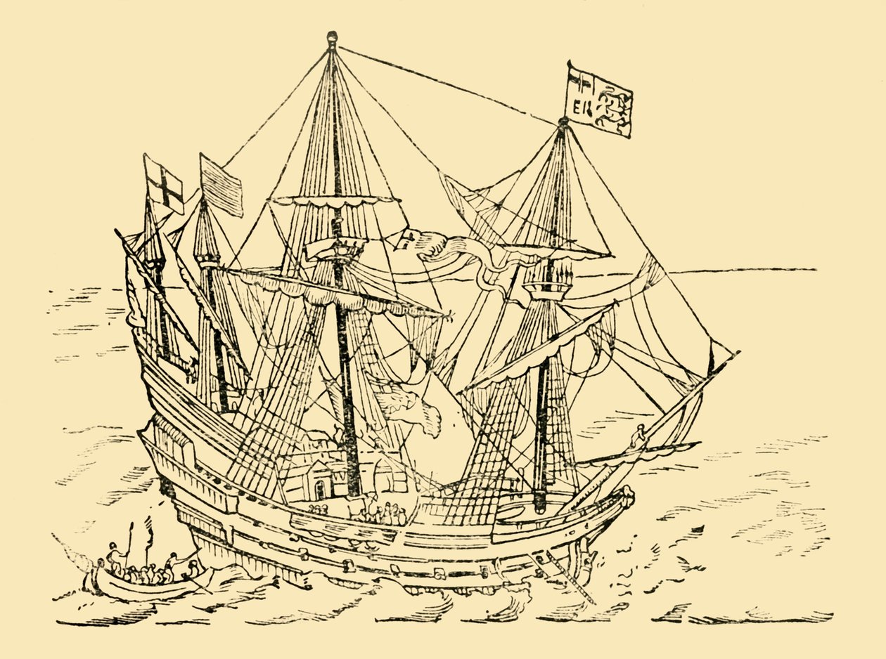 Una nave inglese nella battaglia dell