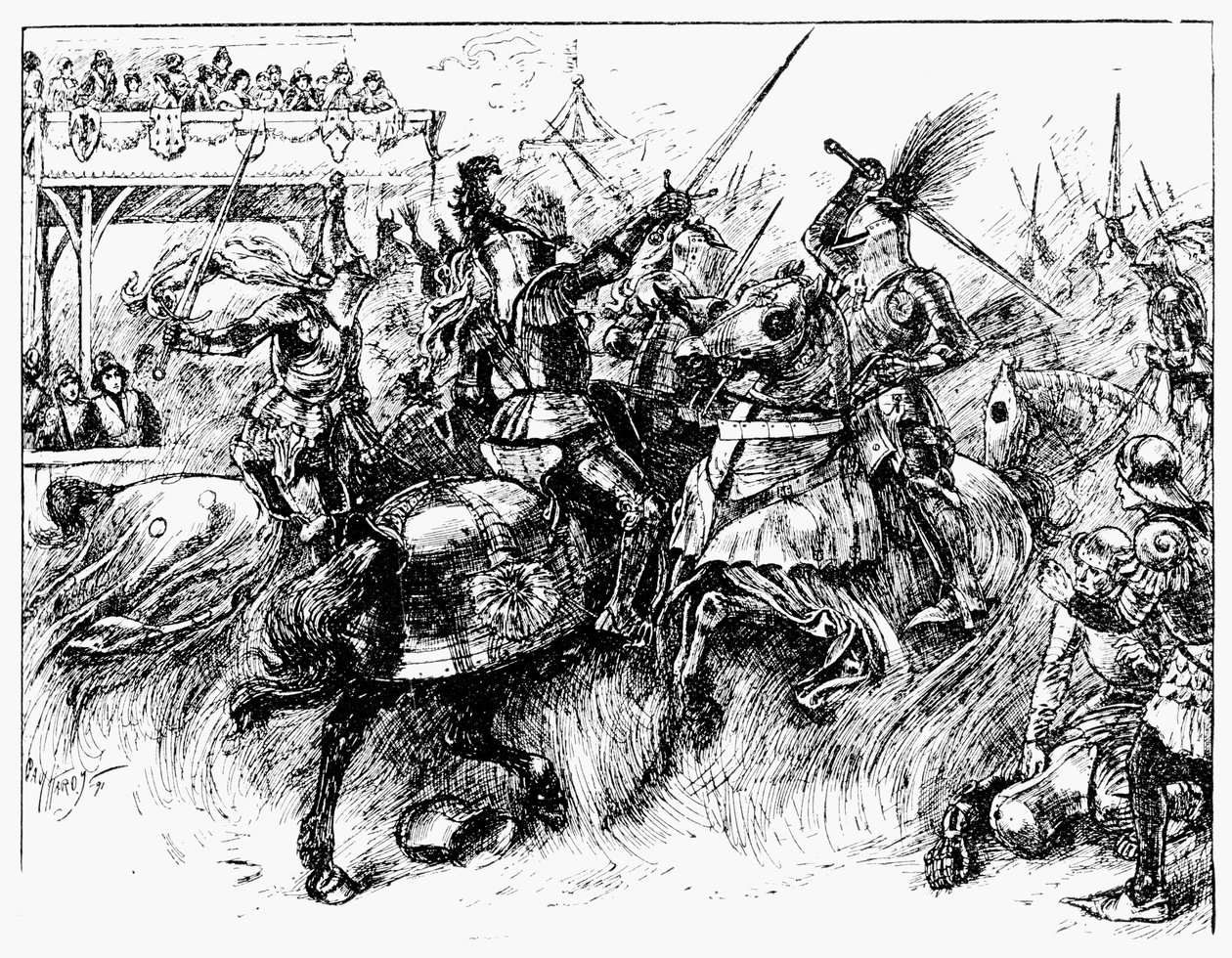Un torneo inglese, 1909 da Unbekannt