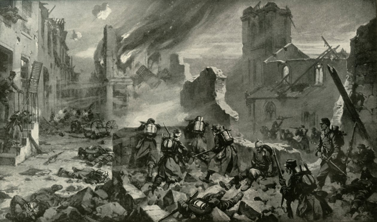 Un incidente nelle battaglie della Mosa, 1919 da Unbekannt