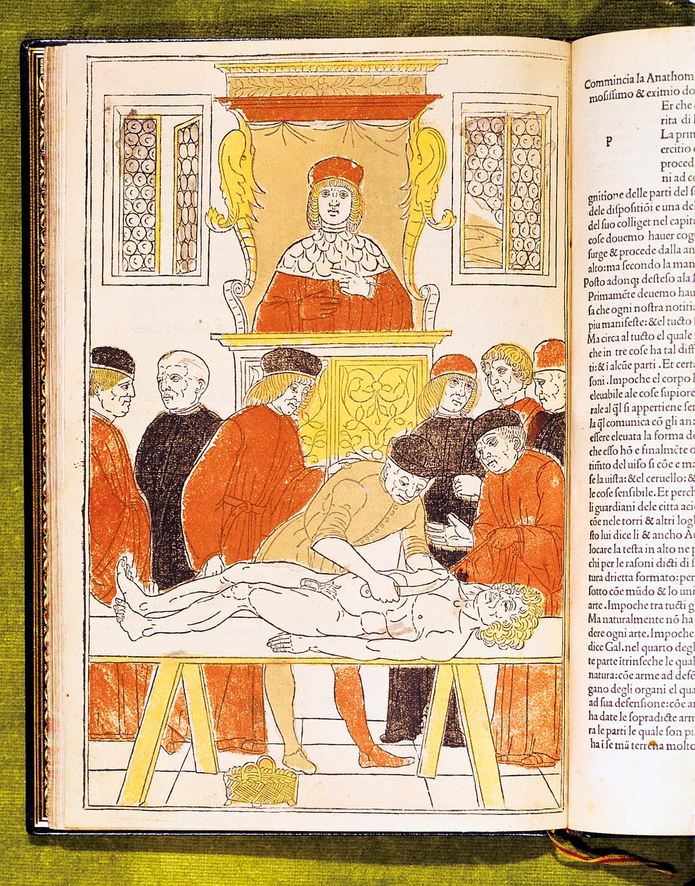 Lezione di anatomia a Padova, Italia, 1483 da Unbekannt