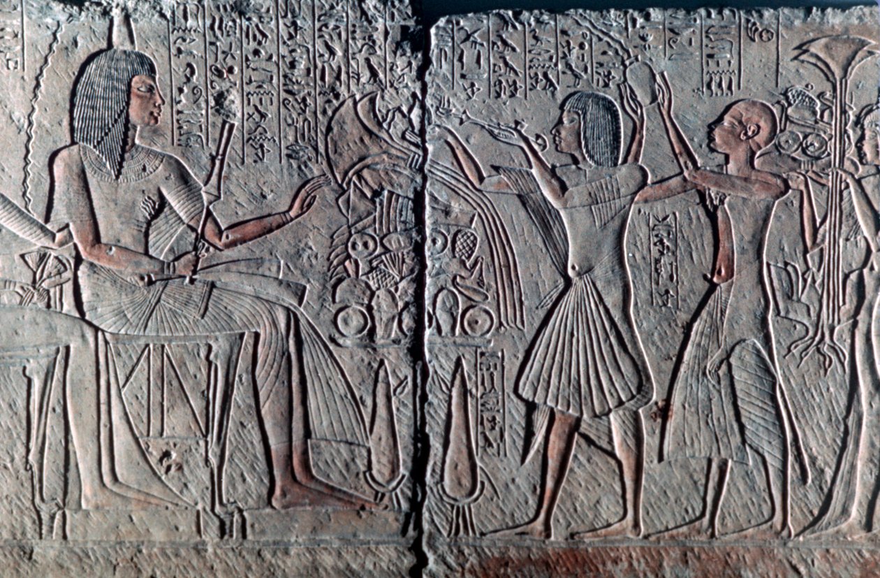 Rilievo egizio antico, c1300 a.C. da Unbekannt