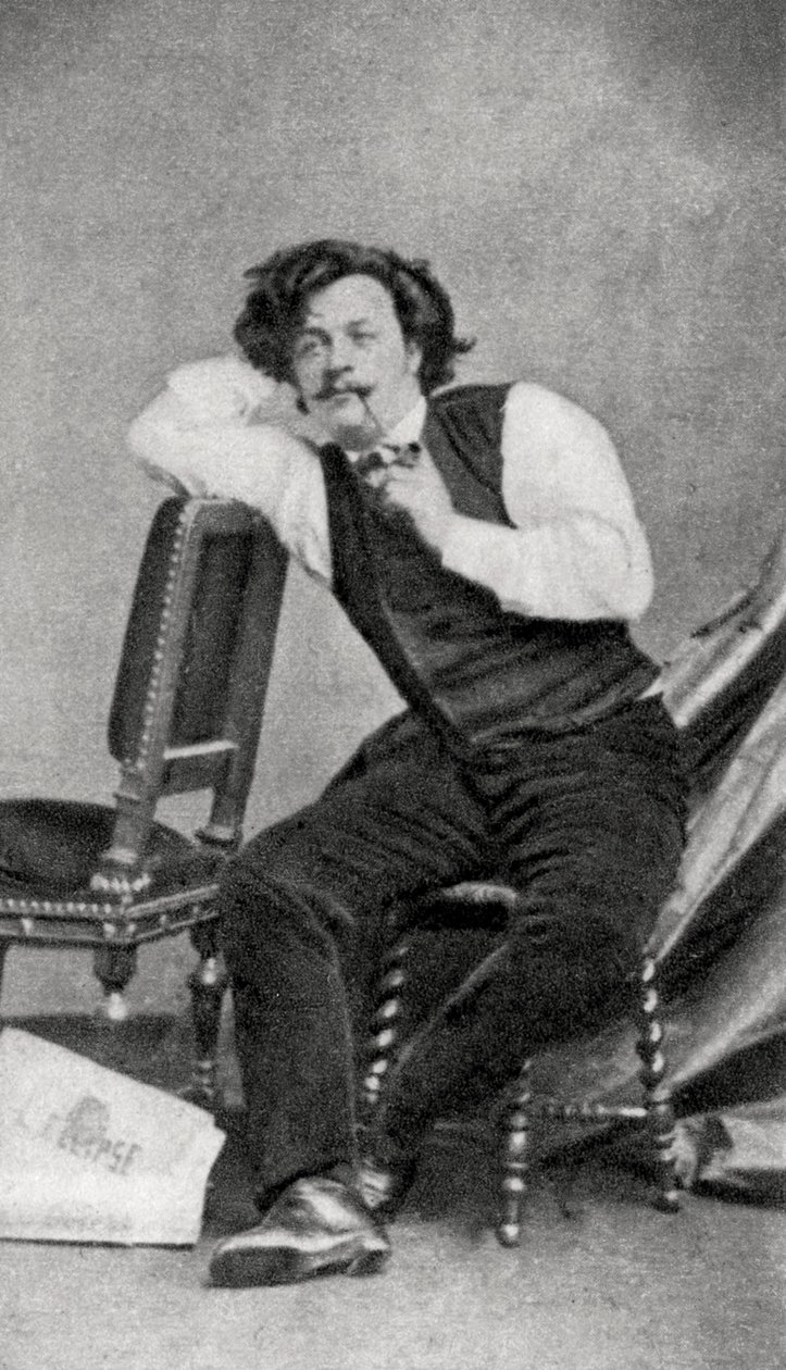 Andre Gill, caricaturista francese, 1868 da Unbekannt