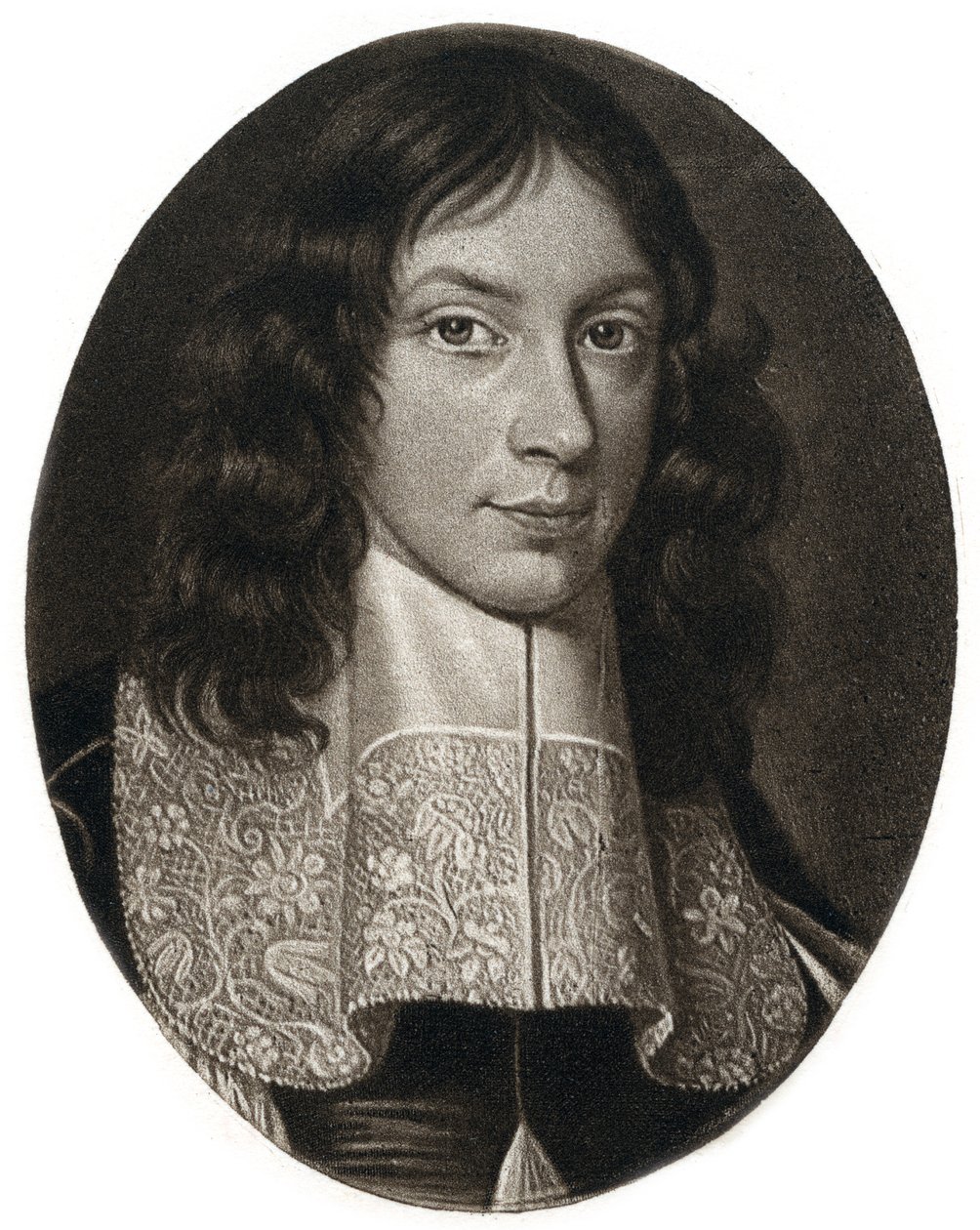 Andrew Marvell, poeta metafisico inglese, XVII secolo, 1899 da Unbekannt