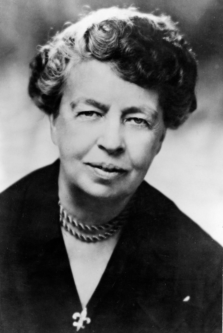 Anna Eleanor Roosevelt, umanitaria americana, 1884-1962 da Unbekannt
