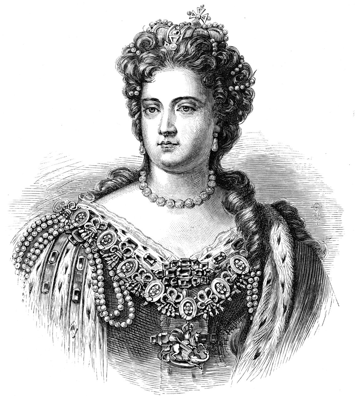 Anna 1665-1714, Regina di Gran Bretagna e Irlanda dal 1702 da Unbekannt