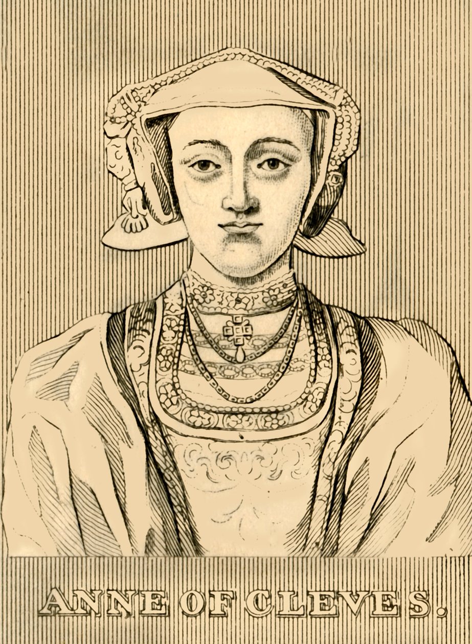 Anna di Cleves, 1515-1557, 1830 da Unbekannt