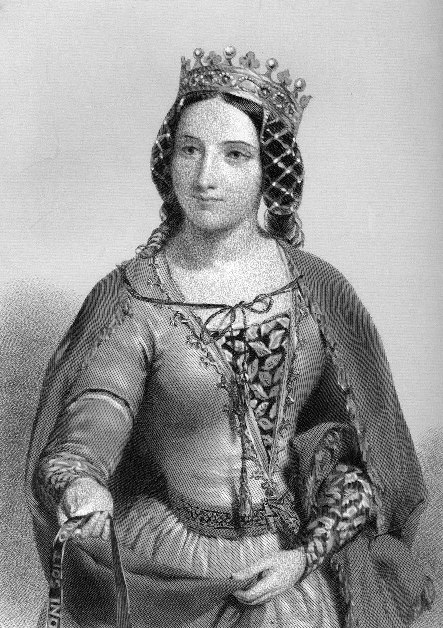 Anna di Warwick 1456-1485, regina consorte di Re Riccardo III, 1851 da Unbekannt
