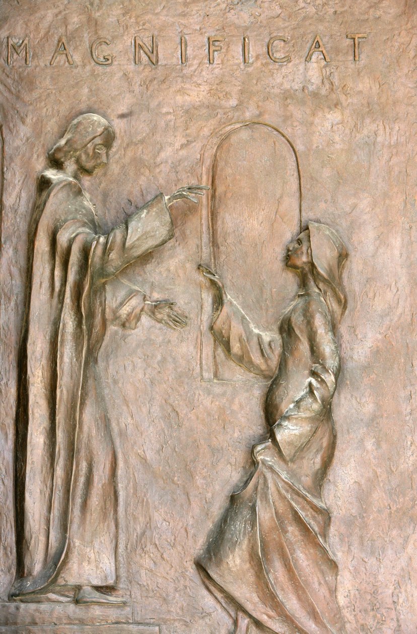 Scultura della porta della basilica dell