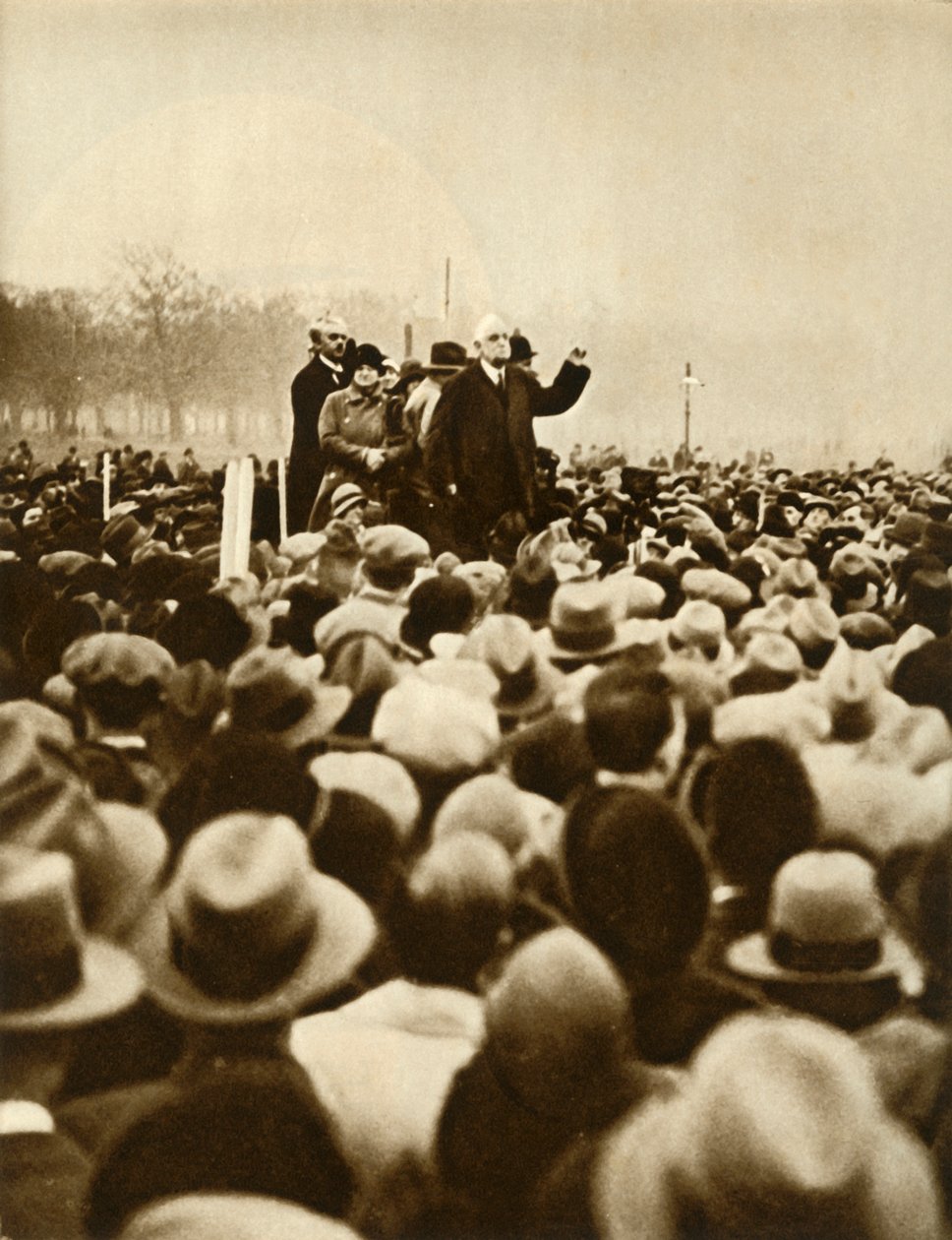 Dimostrazione antigovernativa, Hyde Park, Londra, 6 febbraio 1933 da Unbekannt