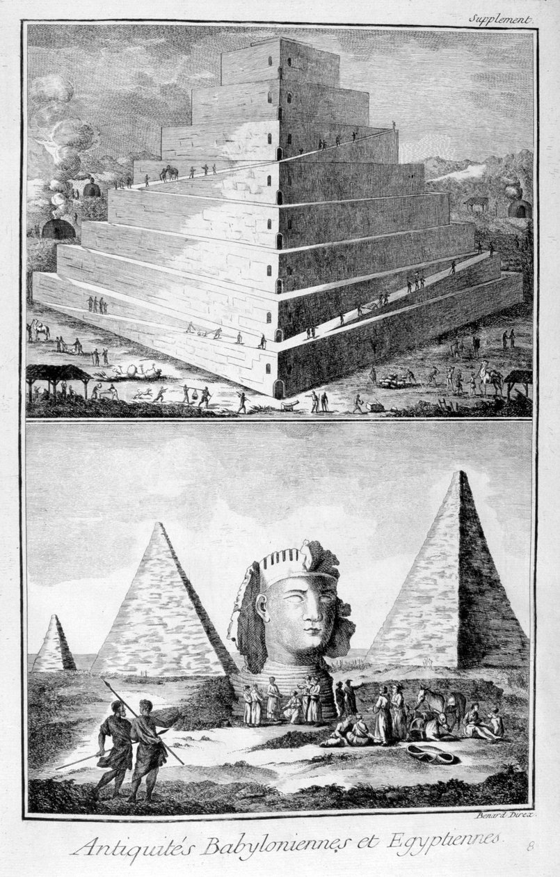 Antichità di Babilonia ed Egitto, 1751-1777 da Unbekannt